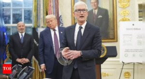 Made in US: A 24-k gold reward for Trump, a tariff aid for Apple – watch