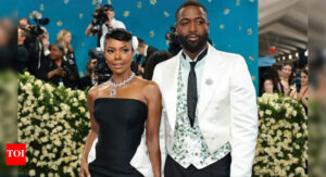 Gabrielle Union stocks Instagram tale in matching outfits with Dwyane Wade to have fun his Aramis debut | NBA Information